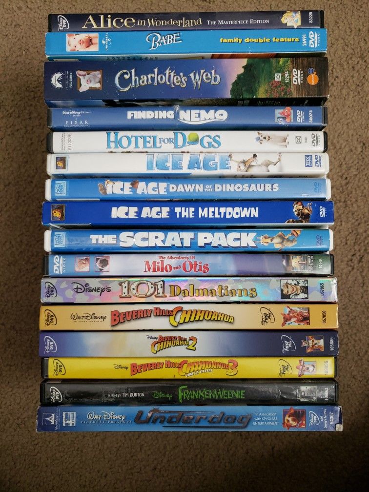 16 Family DVDs
