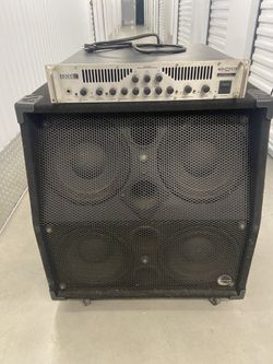 Fender 800 PRO Bass Amplifier Head and Bassman 410 PRO Cabinet