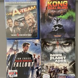 Blu-Ray DVDs All Included For Price 