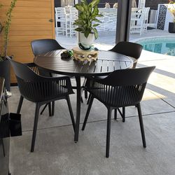 Black dining set