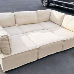 Sofa 6 Pieces And Various Shapes 