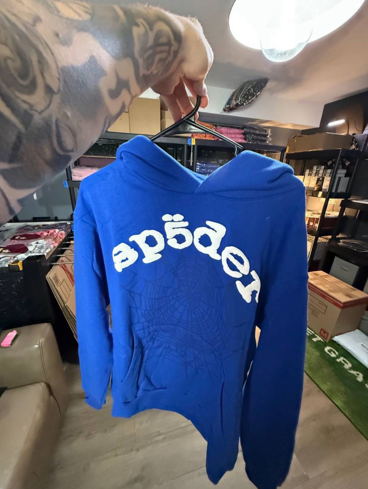 Black & Pink Spider Hoodie 