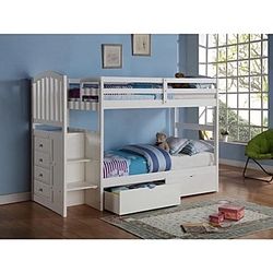 Twin Bunk Bed With Drawers 