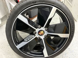 Porsche 4 Rims with Goodyear Tires 265 35zr21