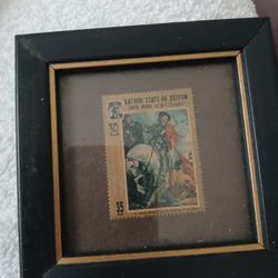 6 Stamps In Frames From South Arabia
