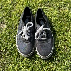 Vans Kids Glitter Iridescent Lace Up Sneakers