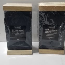 12 PC Art Mind Table Setting Chalkboard Signs. 9×5 in. New. $30 value. All 12 for $ 15