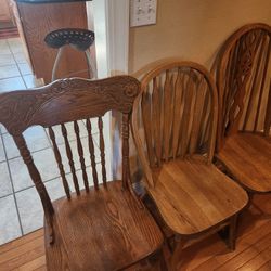 Oak Kitchen Table Chairs 