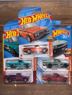 Hotwheels Mazda and Datsun Truck lot