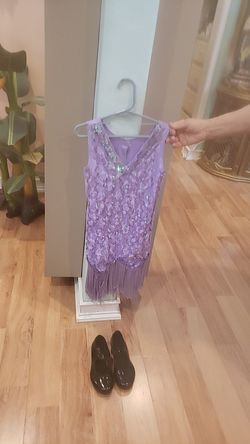 Childrens tap dance costume and tap shoes