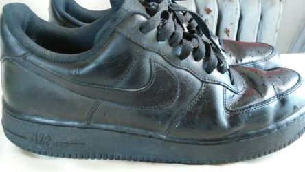 Mens black nike air force 1 come now size 11
