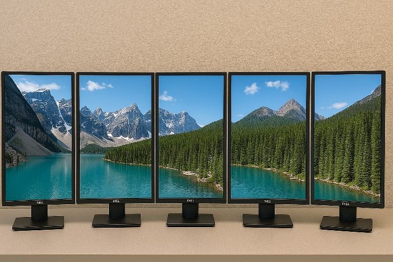 Dell 20" Horizontal or Vertical Monitors 80 Available Only $50 Each