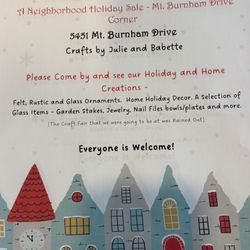 Neighborhood craft Fair