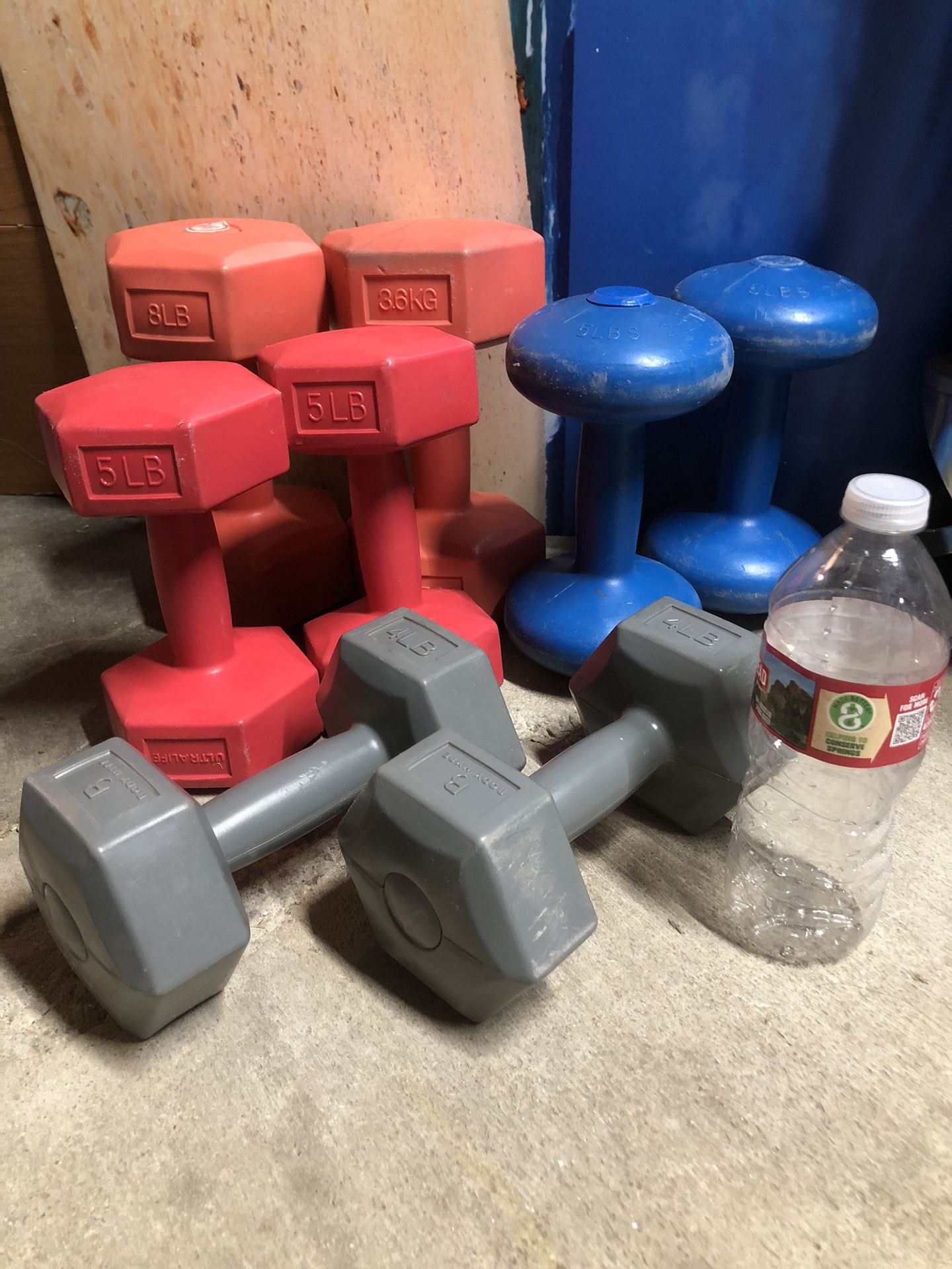 Plastic Dumbbells