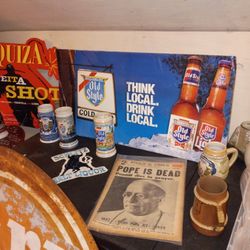 Vtg Beer And Other Memorabilia 