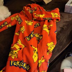Kids Pokémon Robe Size About 10
