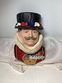 Vintage Bossons Palace Yeoman Of The Guard Beefeater Wall Hanging England