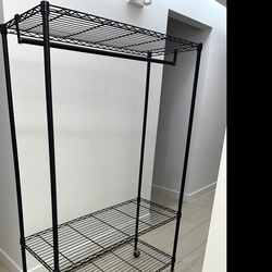 Rolling rack/coat rack