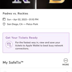Padres Tickets ✅  Good Section Good View $240 OBO For Both 