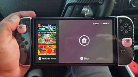 Switch OLED Animal Crossing Bundle w/Accessories & 1 Pre Owned Switch OLED.