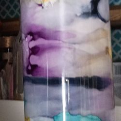 Genuine Italian Art Glass Vase Franco Italy Mixed Multi Color ….10 inches tall…4 inches wide….thank you for looking!
