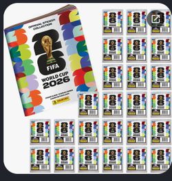 Official FIFA 2026 sticker album + 50 stickers