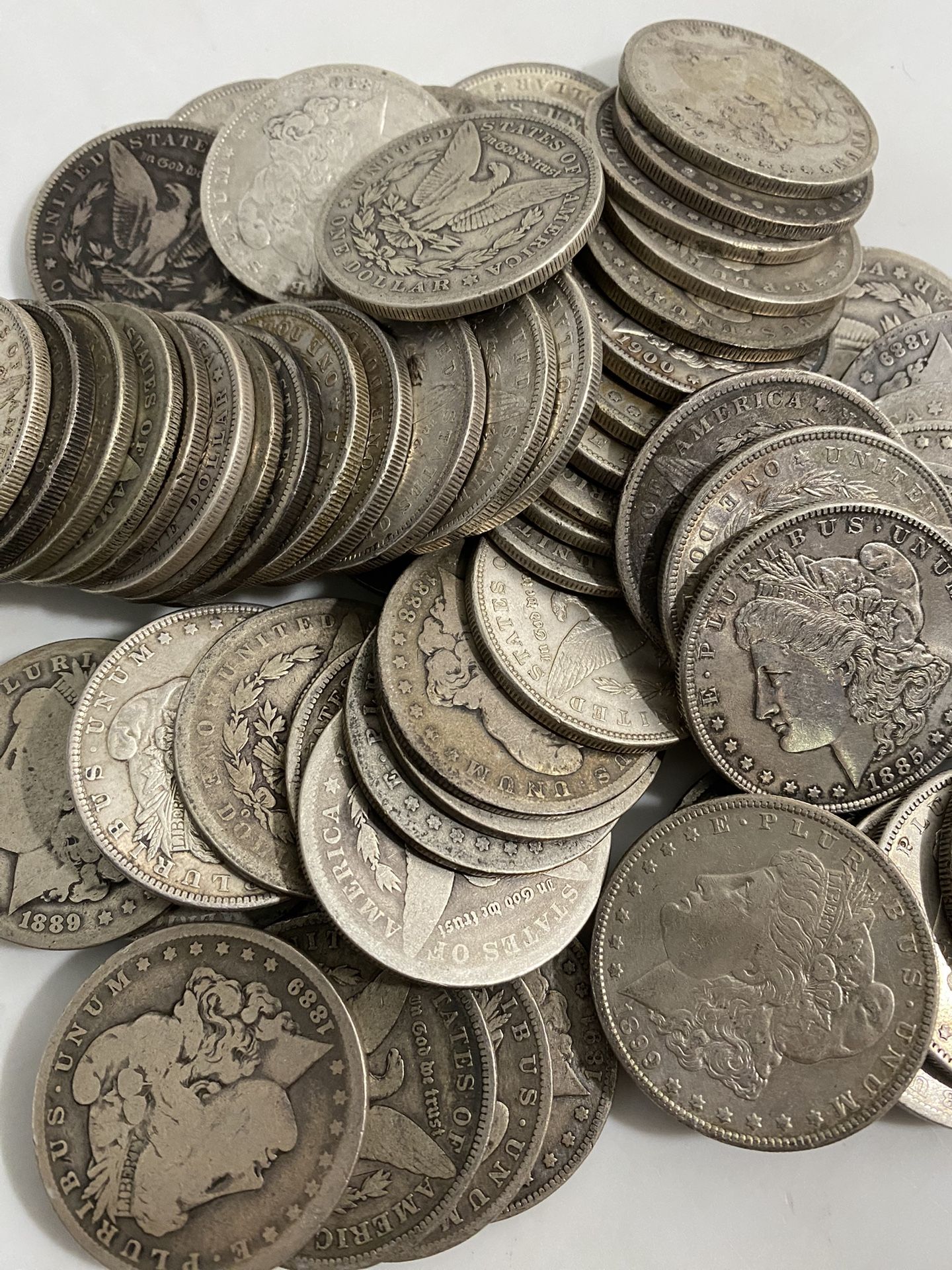 Circulated 90% Silver Morgan Dollars
