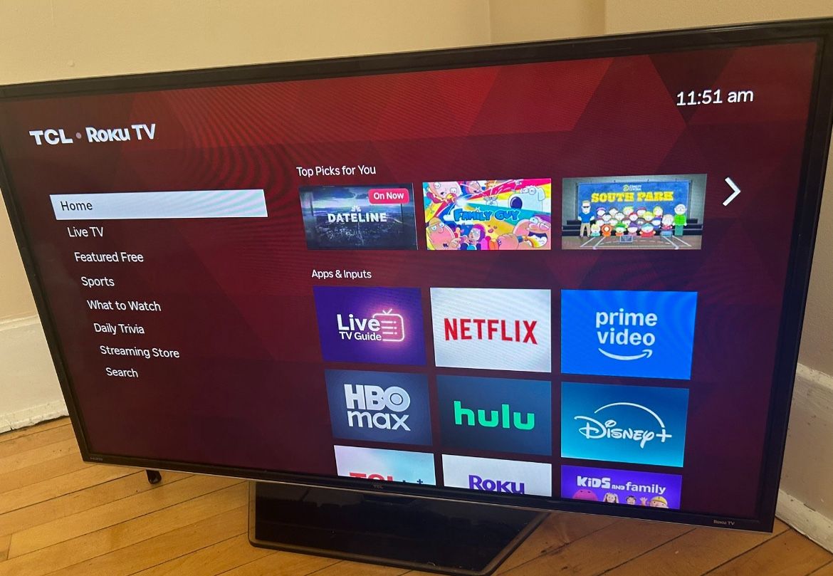 TCL SMART TV WITH ROKU STICK 