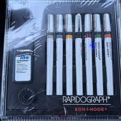 Rapidograph 7 Pens Brand new