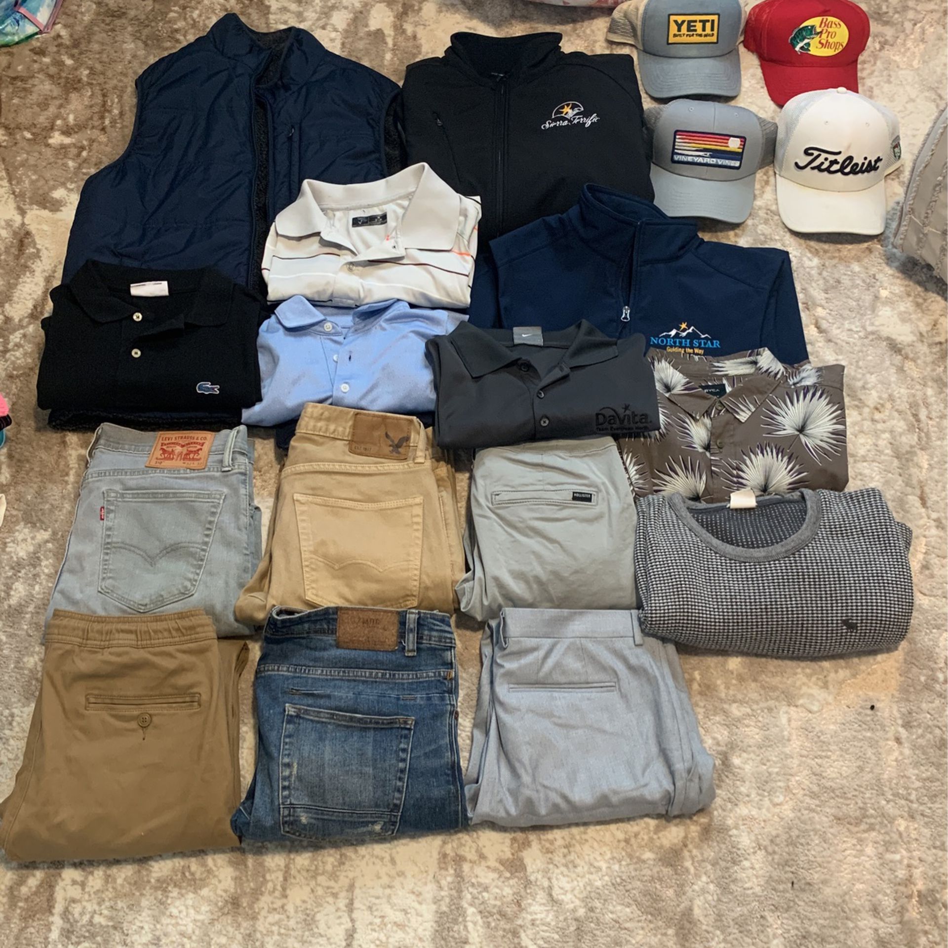Men’s Clothing Lot - Come Get It Today!