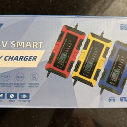 12V/24V Smart Battery Charger & Maintainer – 10A