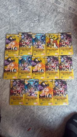 One Piece Card Game Booster Packs x14