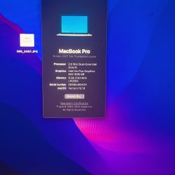 MacBook Pro 2017 256 GB