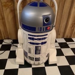 New Star Wars R2D2 PEPSI Cooler Store Rolling Display Case Collectible Local Pickup