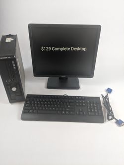 $$$$129 Desktop Complete Business Class Desktops
