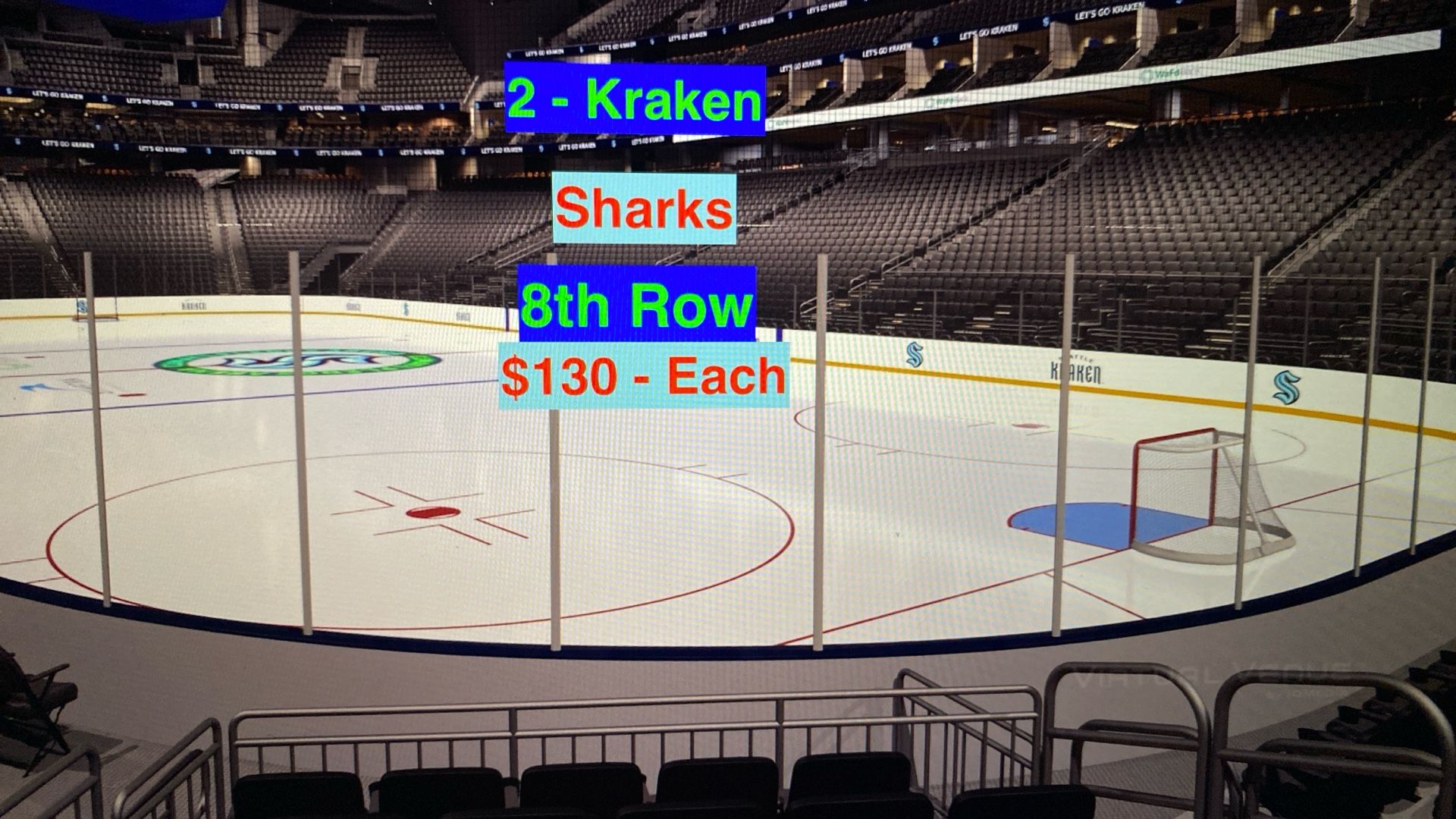 Kraken Sharks Tickets