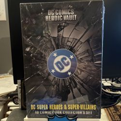 DC Comic Heroic Vault Super Heroes 10 Comics Book Set Batman Superman League NEW