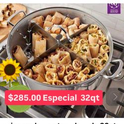 Olla Vaporera Tamalera De 32qt Capacidad 100 Tamales Birria Pozole Menudo Barbacoa $285.00 Especial Princess House Ventas Finales 