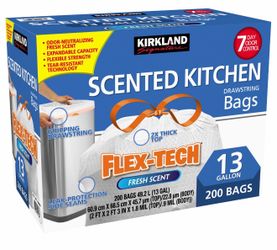 Kirkland Scented Kitchen Trash bags 13 Gallon