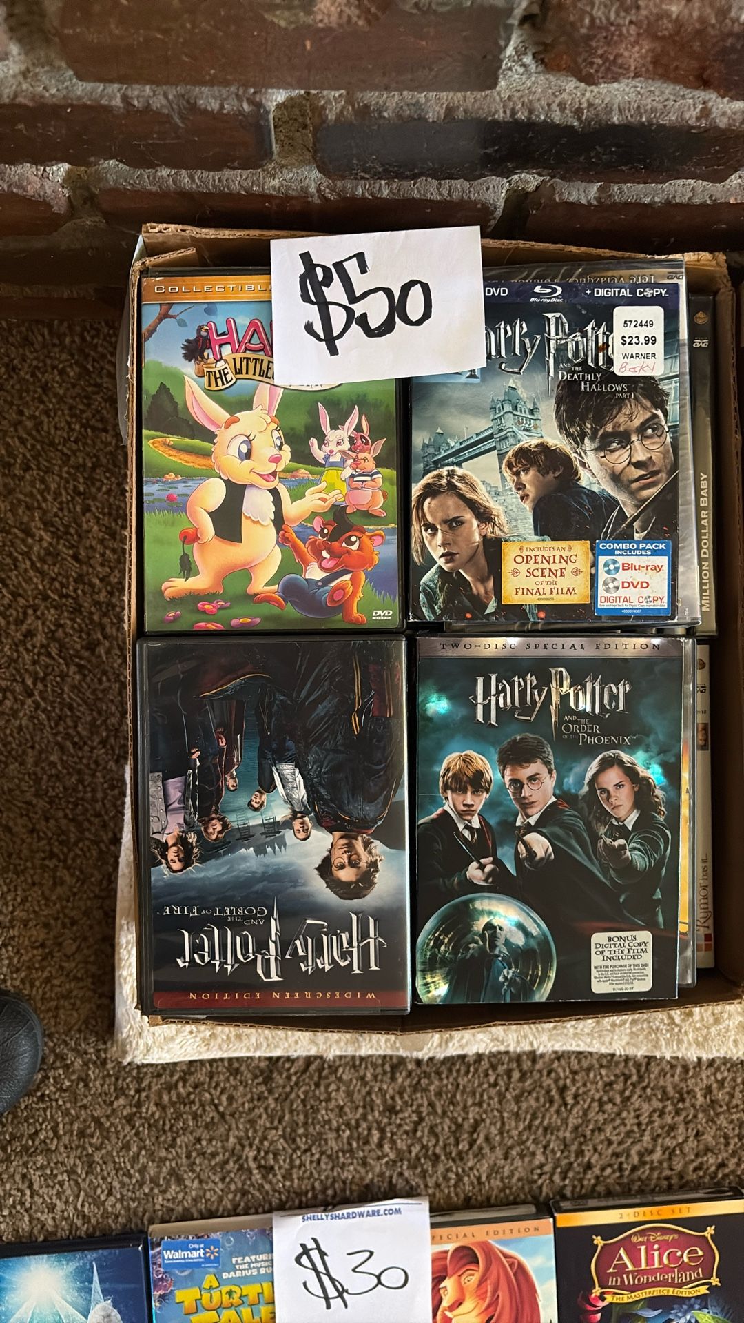 $50 For Harry Potter And DVDs