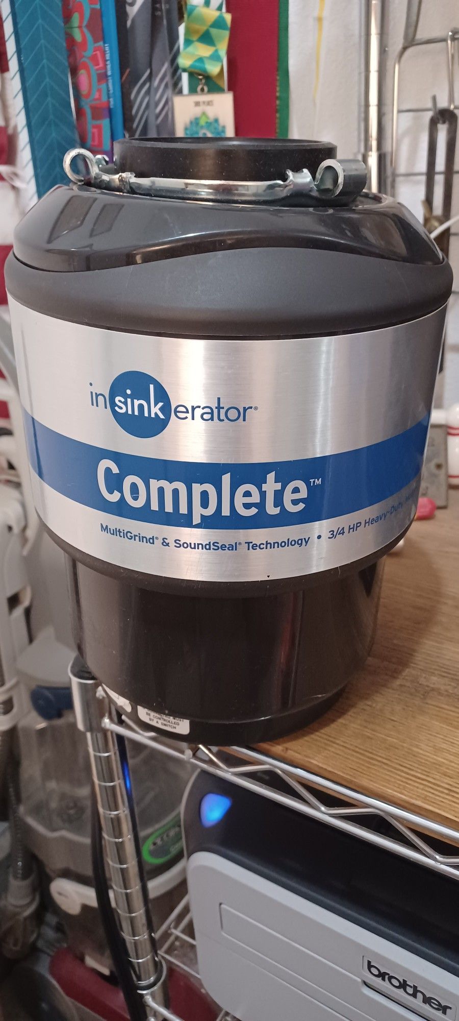 insinkerator 3/4HP Complete MultiGrind & SoundSeal Technology Garbage Disposal