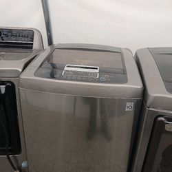 Lg Washer And Dryer Set Electric Topload 