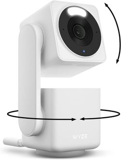 Cam Pan v4, 4K Smart Security Camera, AI Indoor/Outdoor Cameras for Home Security, Baby & Pet, Color Night Vision, 360° Pan/Tilt/8 x Digital Zoom, 2.4