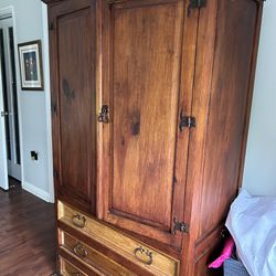 Reduced Wooden Armoire-  Must Sell!