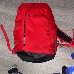 Red Nike elite book bag