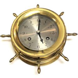Vintage Schatz & Sohne Ships Bell Clock