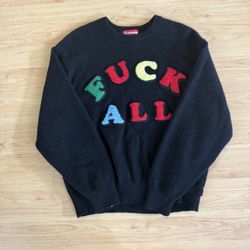 2021 supreme Jamie Reid fuck all sweater 