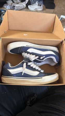 MENS VANS KNU SKOOL BLUE SIZE 8.5