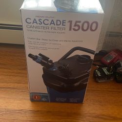 Penn-Plax Cascade Canister Filter 1500 BRAND NEW