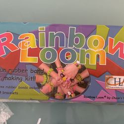 Rainbow Loom Rubberbands With Organza Storage Bags And 2 Crochet Hooks